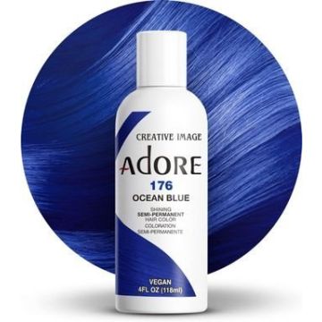 Adore Semi Permanent Hair Color 176 Ocean Blue 118ml