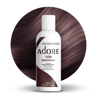 Adore Semi Permanent Hair Color 106 Mahogany 118ml