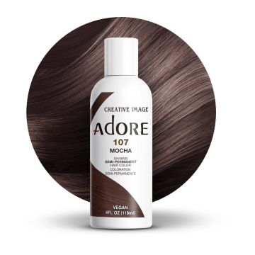 Adore Semi Permanent Hair Color 107 - Mocha 118ml