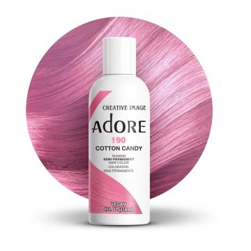 Adore Semi Permanent Hair Color 190 - Cotton Candy 118 ml