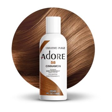 Adore Semi Permanent Hair Color 58 - Cinnamon 118 ml