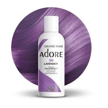 Adore Semi Permanent Hair Color 90 - Lavender 118 ml