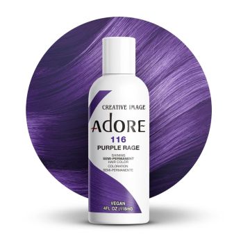 Adore Semi Permanent Hair Color 116 - Purple Rage 118ml