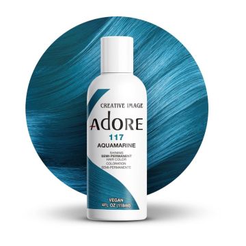 Adore Semi Permanent Hair Color 117 - Aquamarine 118ml