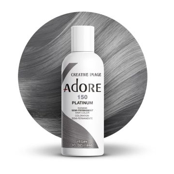 Adore Semi Permanent Hair Color 150 - Platinum 118 ml