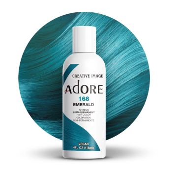Adore Semi Permanent Hair Color 168 - Emerald 118ml