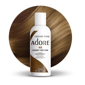 Adore Semi Permanent Hair Color 48 - Honey Brown 118 ml