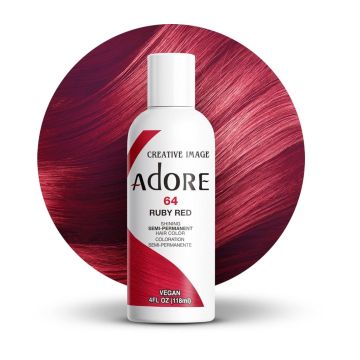 Adore Semi Permanent Hair Color 64 Ruby Red 118ml