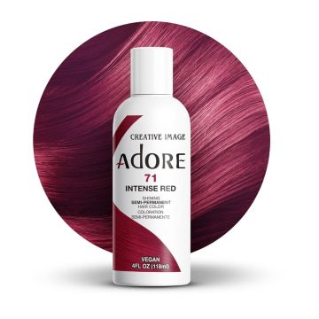 Adore Semi Permanent Hair Color 71 - Intense Red 118ml