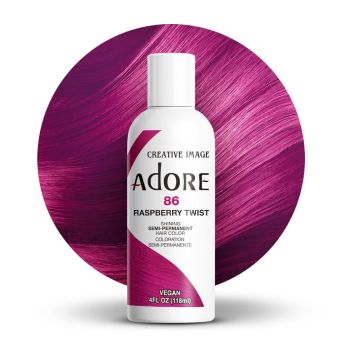 Adore Semi Permanent Hair Color 86 - Raspberry Twist 118 ml