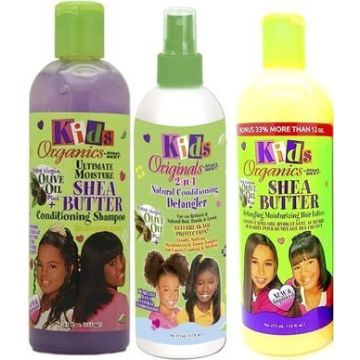 Africa's Best Kids Organic 3-delige haarverzorgingsset voor kinderen