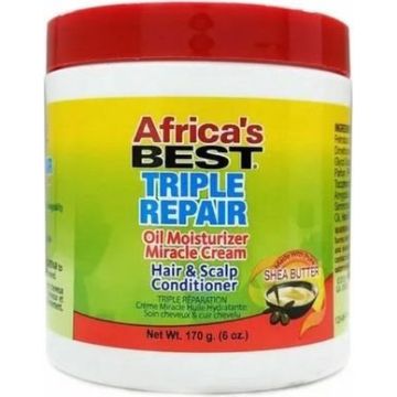 Africa's Best Triple Repair Oil Moisturizer Miracle Cream Conditioner 170 g