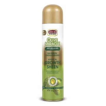 African Pride Olive Miracle Magical Growth Sheen Spray 8 oz