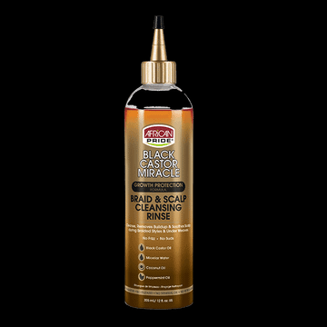 African Pride Black Castor Miracle Braid & Scalp Cleansing Rinse 355 ml