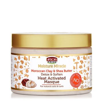 African Pride Moisture Miracle Moroccan Red Clay & Shea Butter Haarmasker 340gr