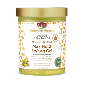 African Pride Moisture Miracle Max Styling Olive Tea Tree Oil 510 gr