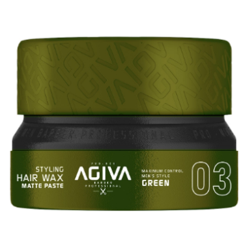Agiva Styling Hair Wax Matte Paste 155ml - Green 03