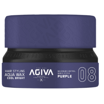 Agiva Styling Hair Wax Cool Bright 155ml - Purple 08