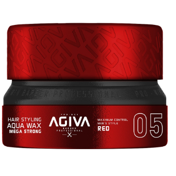 Agiva Styling Hair Wax Aqua Mega Strong 155ml - Red 05