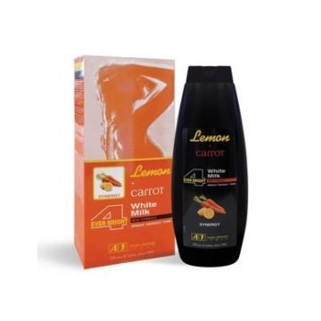 A3 Lemon 4-Ever Bright Body Milk met citroen en wortel
