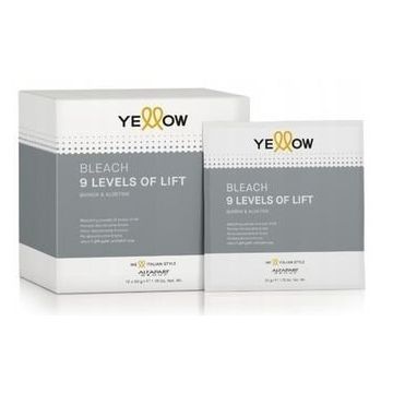 Alfaparf Yellow Bleach 9 Levels Of Lift 12x50g verpakking