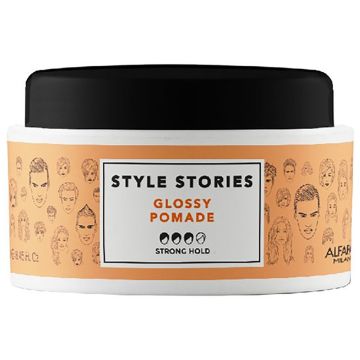 Alfaparf Style Stories Glossy Pomade 100ml verpakking
