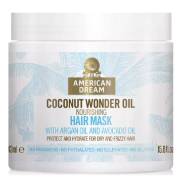 American Dream Coconut Oil Mask 16oz voor voedend haarmasker