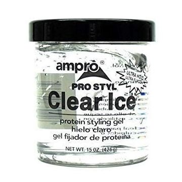 Ampro Protein Styling Gel – Clear Ice - Ultra Hold 426 g