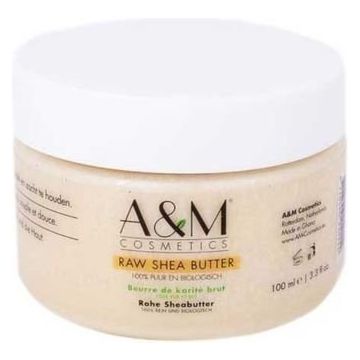 A&M Raw Shea Butter Jar 100ml