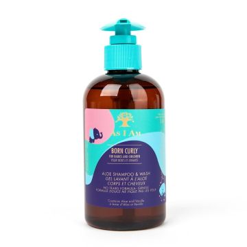 As I Am Naturally Born Curly Aloe Shampoo & Wash 237ml