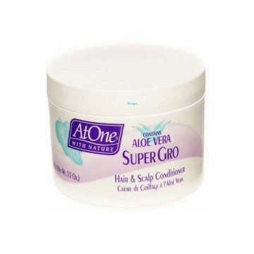 At One With Nature Super Gro Hair & Scalp Conditioner - Jar 163 ml
