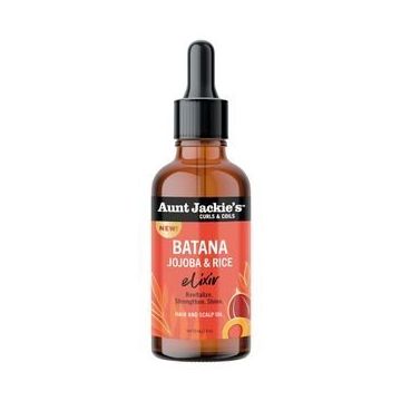 Aunt Jackie's Curls & Coils Batana, Jojoba & Rice Elixir Hair and Scalp Oil 59ml