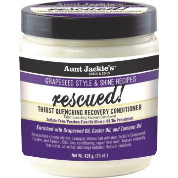Aunt Jackie's Grapeseed Style & Shine Recipes RESCUED! Conditioner 426 gr