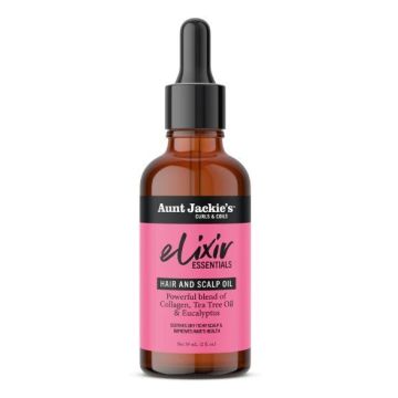 Aunt Jackie's Elixir Essentials Collagen & Tea Tree Hair & Scalp Oil 59ml