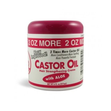 Bronner Bros Castor Oil With Aloe 170 g verpakking
