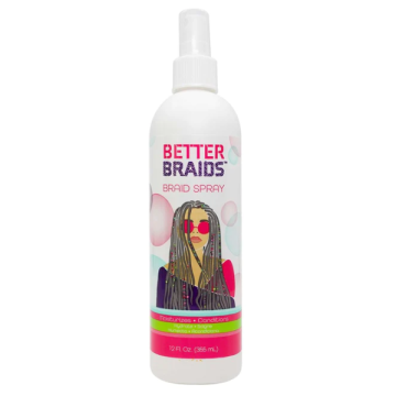 Better Braids Spray 12oz voor het verzorgen van vlechten
