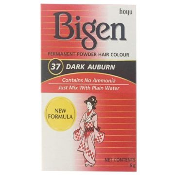 Bigen Hair Color Dark Auburn no. 37 verpakking