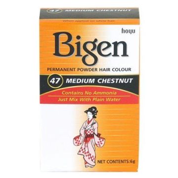 Bigen Hair Color Medium Chestnut no. 47 verpakking