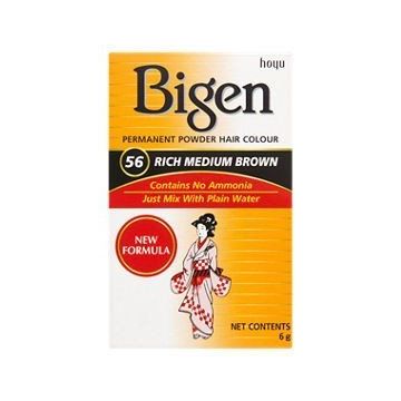 Bigen Hair Color Rich Medium Brown no. 56 verpakking
