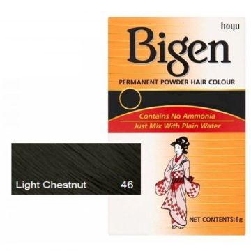 Bigen Hair Color Light Chestnut No. 46 verpakking