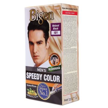 Bigen Mens Speedy Hair Color Natural Black verpakking