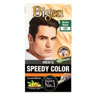 Bigen Mens Hair Colour Brown Black verpakking