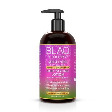 Blaq Luxury Sage & Lychee Daily Styling Lotion 12oz