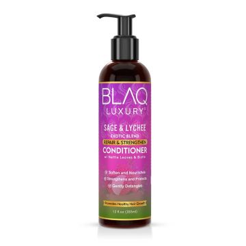 Blaq Luxury Sage and Lychee Repair & Strength Conditioner 12oz