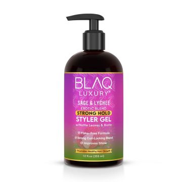 Blaq Luxury Sage & Lychee Strong Hold Styler Gel 12oz