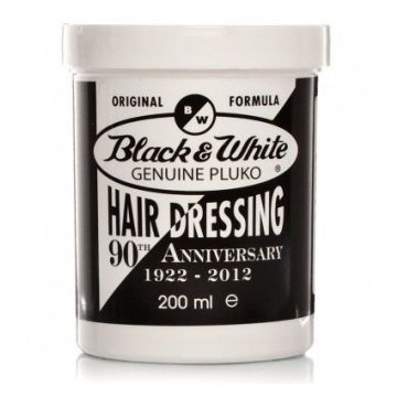 Black And White Pluko Hair Dressing Pomade 200 ml