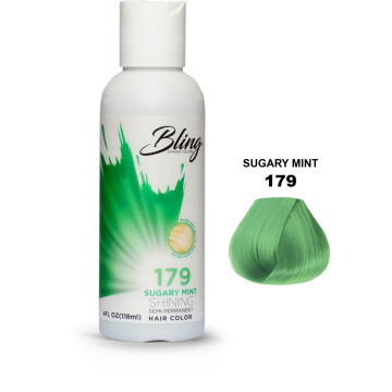 Bling Semi Permanent Hair Color 179 - Sugary Mint 118 ml
