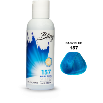 Bling Semi Permanent Hair Color 157 - Baby Blue 118 ml