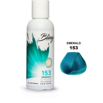 Bling Semi Permanent Hair Color 153 - Emerald 118 ml