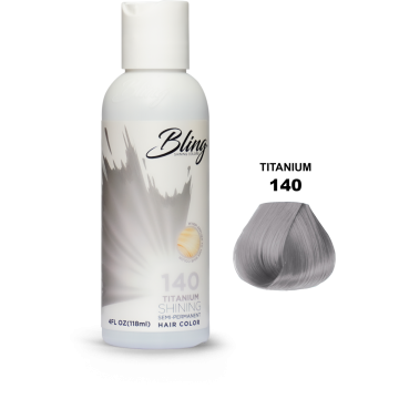 Bling Semi Permanent Hair Color 140 Titanium 118 ml